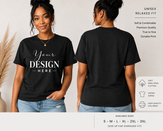 Custom T-Shirt| Personalized Shirt with Your Photo, Name, Logo or Design