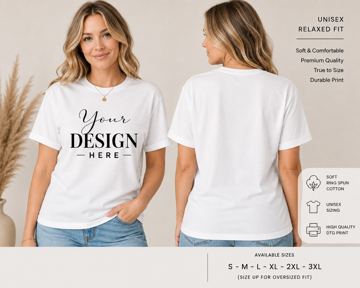 Custom T-Shirt| Personalized Shirt with Your Photo, Name, Logo or Design
